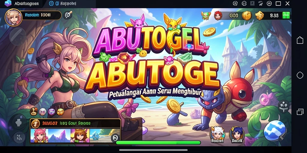 Tampilan menarik dari gameplay ABUTOGEL yang seru dan penuh warna.