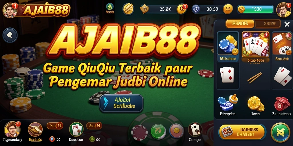 Screenshot utama AJAIB88 menampilkan suasana bermain QiuQiu yang seru.