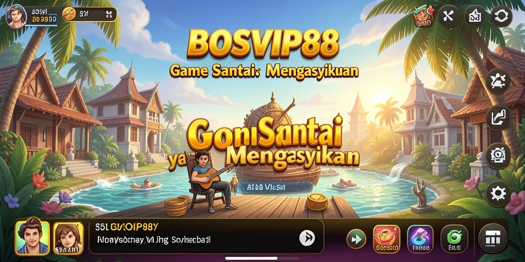 Tampilan gameplay <strong>BOSVIP88</strong> yang ceria dan mengasyikkan.