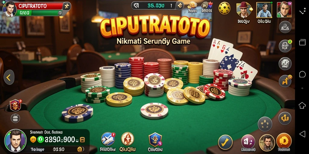 Tampilan gameplay QiuQiu yang menarik.