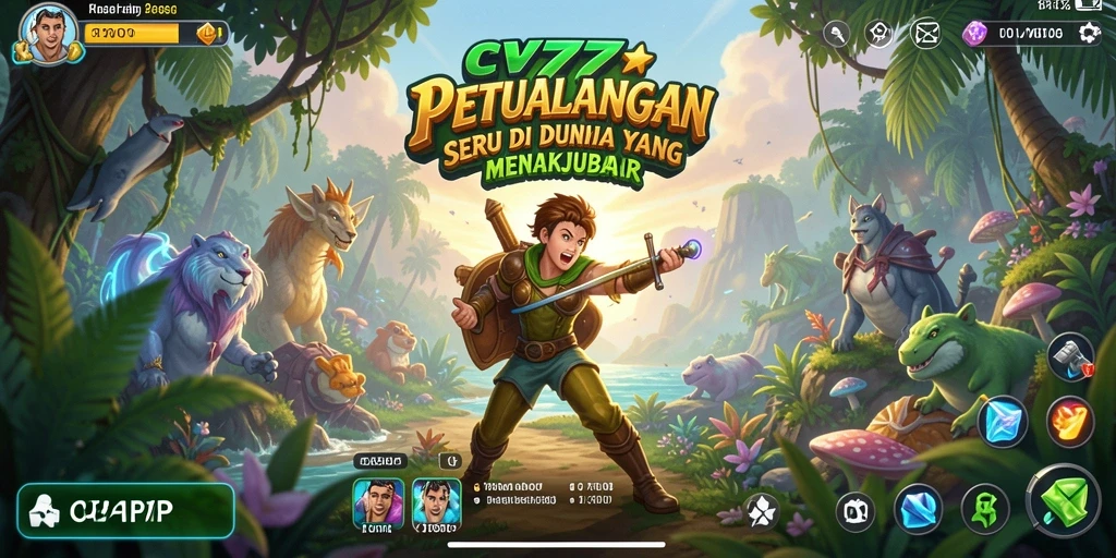 Gameplay seru CV777 di dunia petualangan yang menawan.