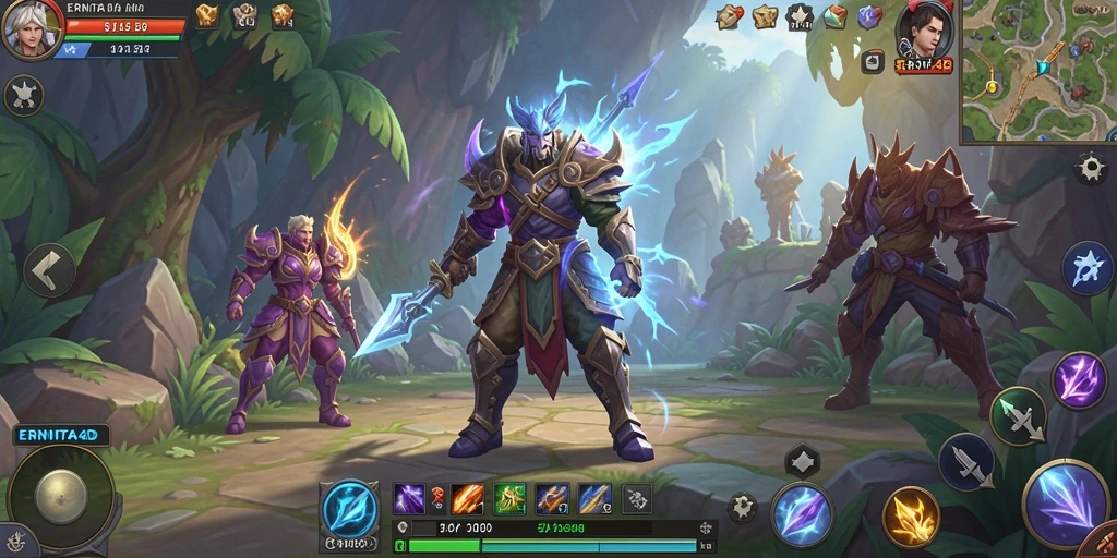 Tampilan gameplay <strong>ERNITA4D</strong> yang menarik dalam dunia MMORPG.