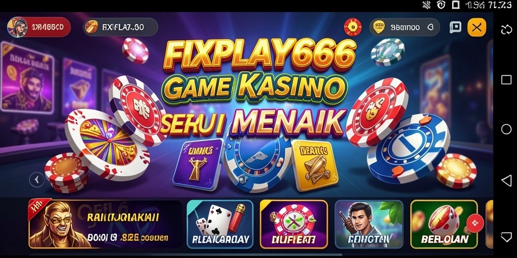 Tampilan permainan Kasino yang menarik dan mengasyikkan di FIXPLAY666.