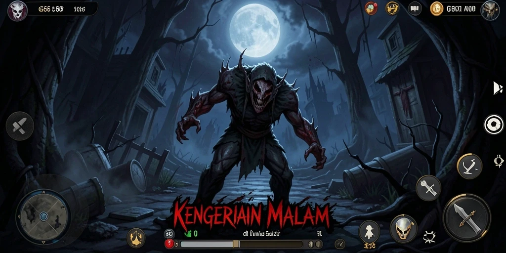 Tampilan menegangkan dari gameplay G668 yang penuh kengerian.