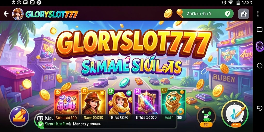 Tampilan menarik gameplay GLORYSLOT777 yang mengasyikkan.