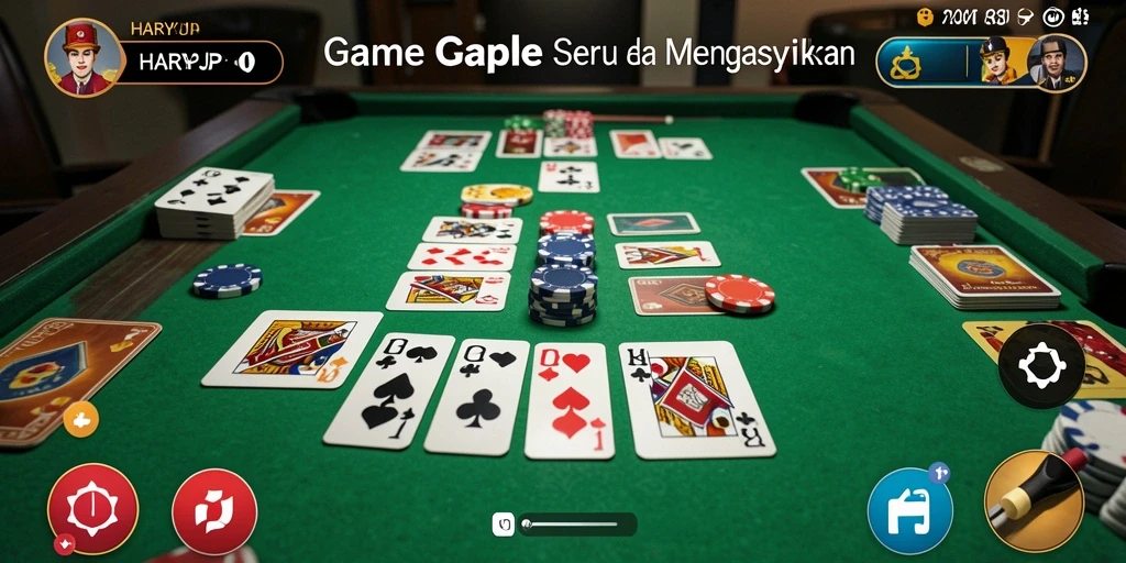 Tampilan gameplay seru dari HARAPJP yang mengasyikkan.
