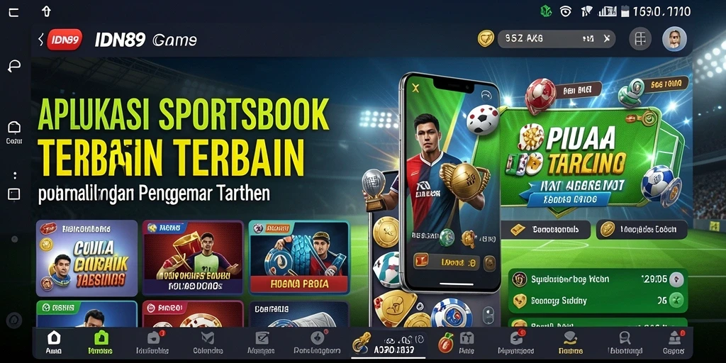 Tampilan gameplay menarik dari aplikasi Sportsbook IDN89.