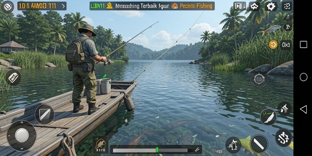 Tangkapan ikan yang memukau dalam gameplay LDN11.