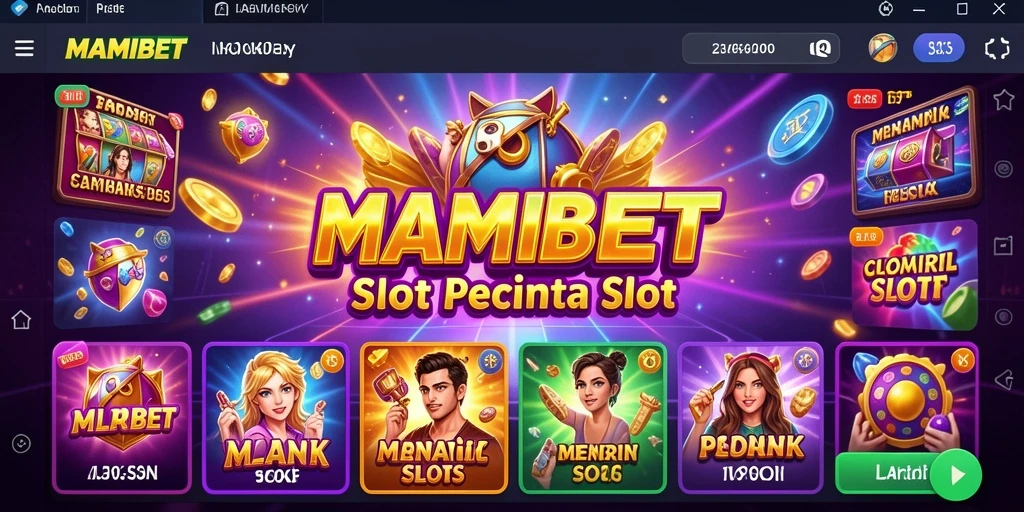 Tampilan gameplay Slot di MAMIBET yang menawan dan menarik.