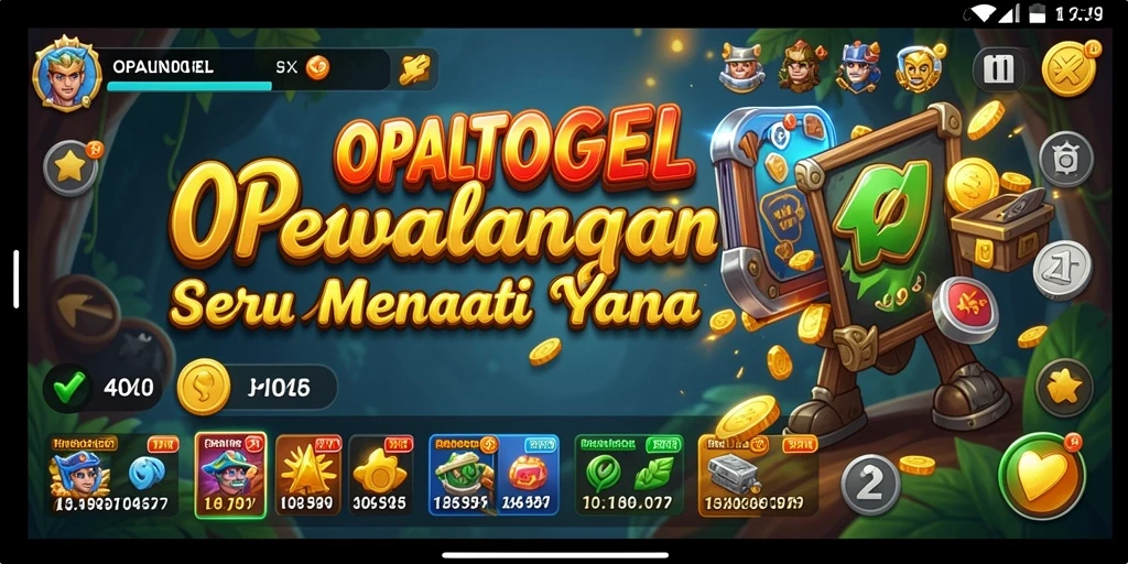 Gameplay seru OPALTOGEL dengan banyak tantangan dan eksplorasi.