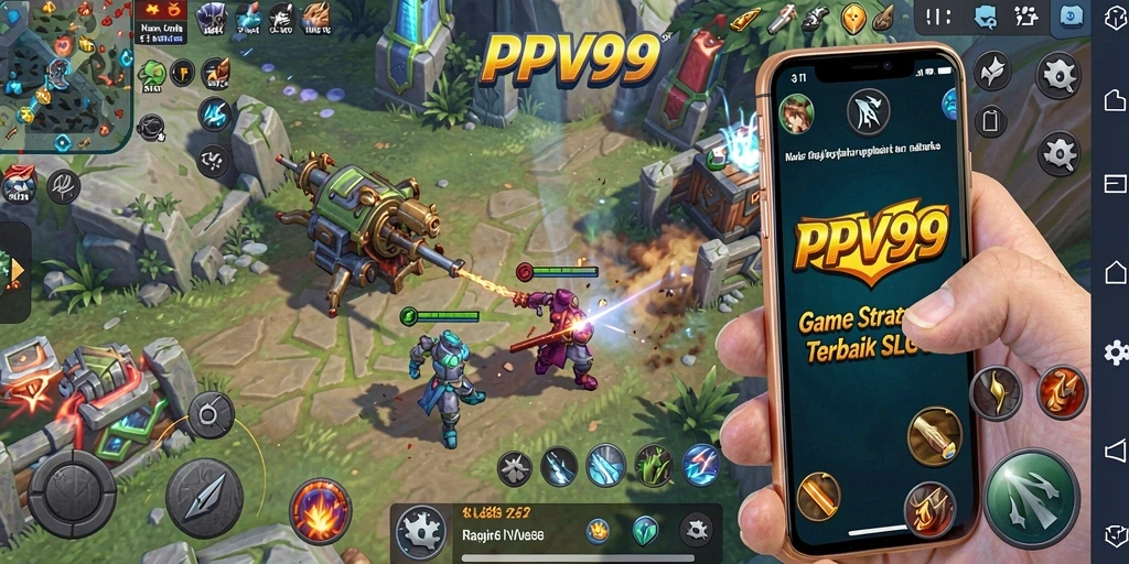 Tampilan gameplay PPV99 dengan aksi strategi yang intens.