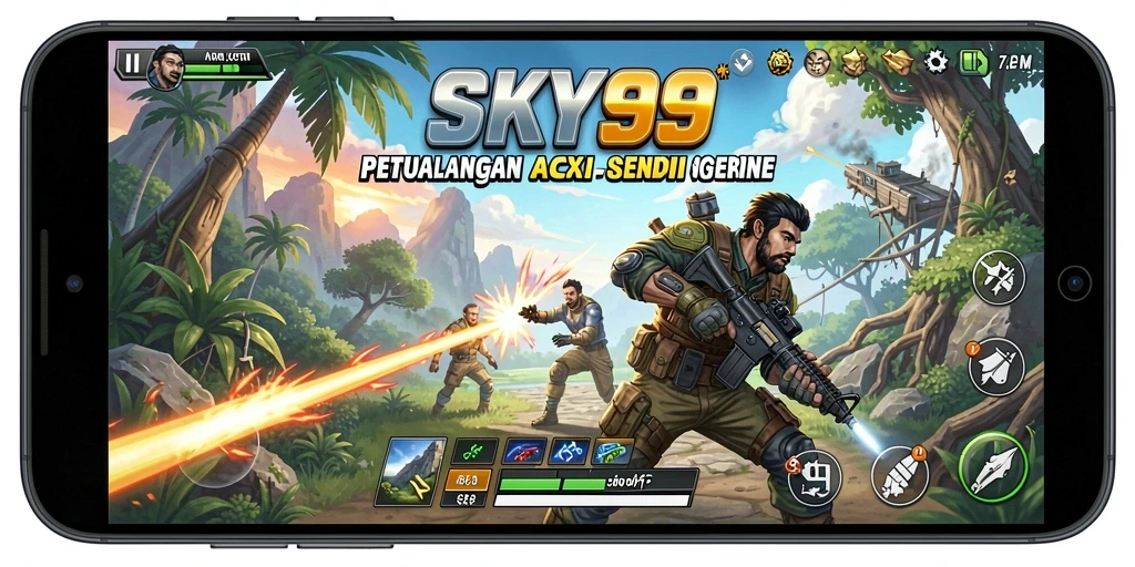 Tampilan gameplay seru dari SKY99 yang penuh aksi.