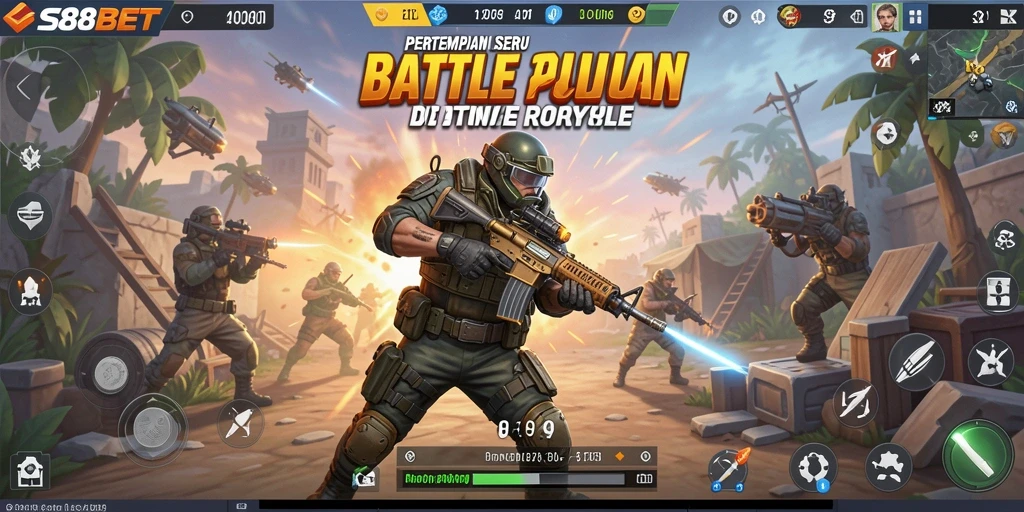 Gameplay seru dalam SS88BET dengan momen pertempuran intens.
