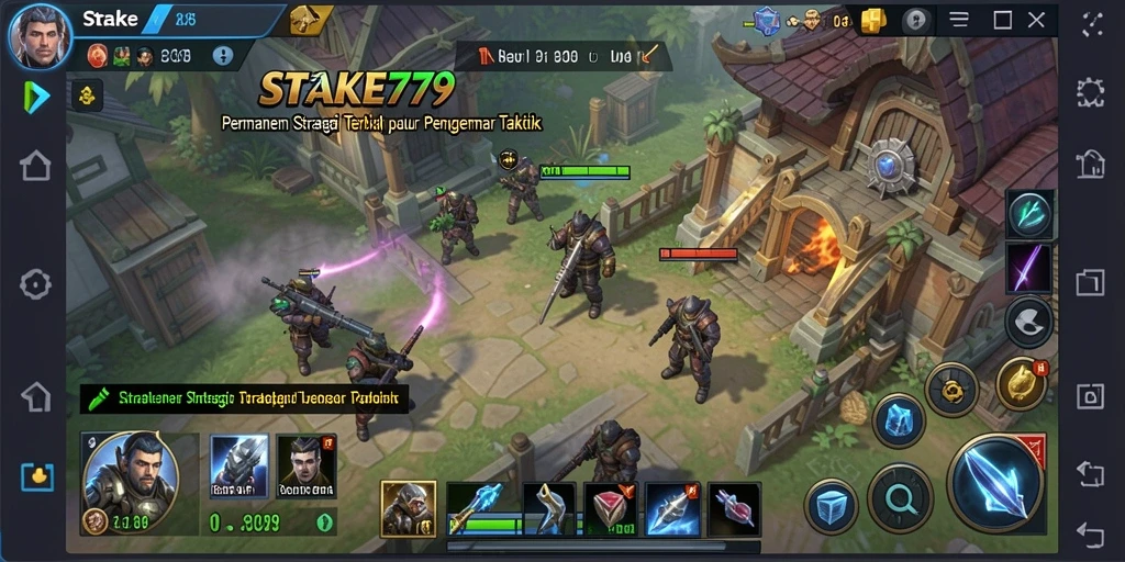 Tampilan gameplay strategi mendebarkan di STAKE779.