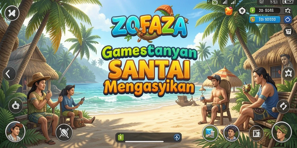 Tampilan gameplay ZOFAZA yang menarik dan menghibur.